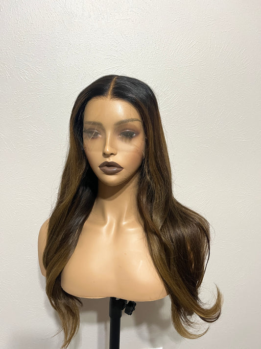 COLORED RAW HD CLOSURE WIG