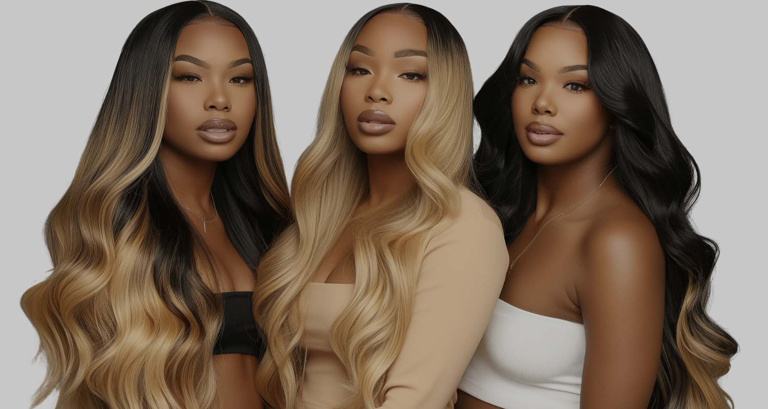 GLUELESS COLORED WIGS